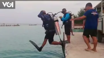 الشرطة تنفذ غوصا لإخلاء هاتف سائح غرق في جزيرة باري